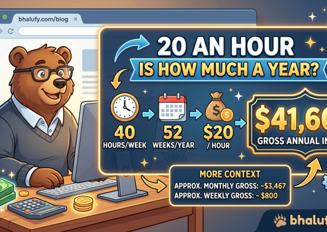 20 an Hour Is How Much a Year? Full Salary Breakdown