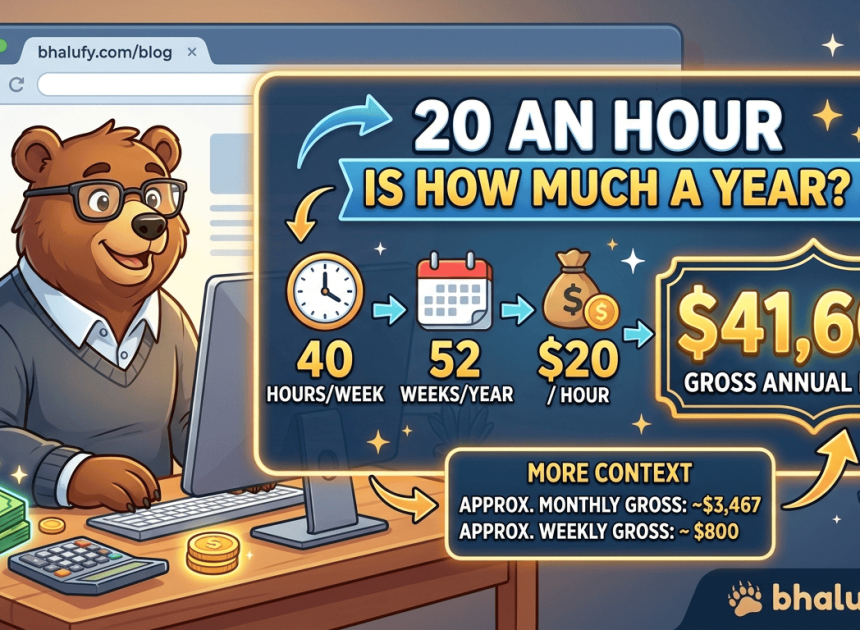 20 an Hour Is How Much a Year? Full Salary Breakdown
